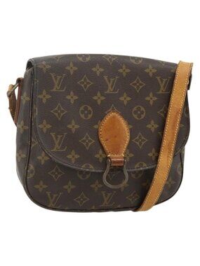 Authentic LOUIS VUITTON Monogram Saint Cloud GM Shoulder Bag M51242 LV